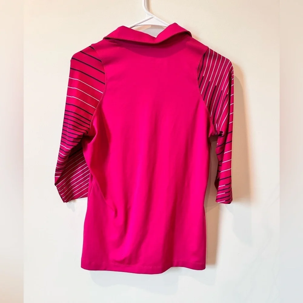 Nike Golf Fuchsia Dri-FIT Quarter-Zip Top